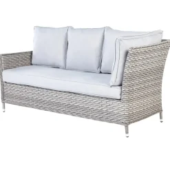 LACONA - Loungeset 9-zits - Grijs - Kunstrotan