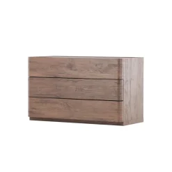 Ladekast 3 Lades - Donkerbruin MDF - 100x48x60cm - Noble
