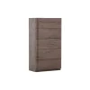 Ladekast 5 Lades - Donkerbruin MDF - 55x35x100cm - Noble