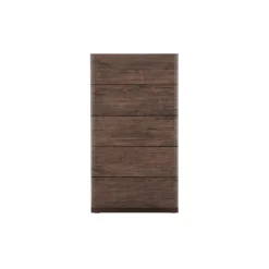 Ladekast 5 Lades - Donkerbruin MDF - 55x35x100cm - Noble