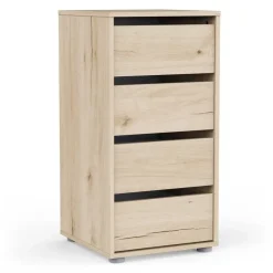 Ladekast Blokty - 40x40x76cm - 4 lades - eikdecor