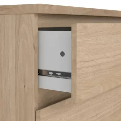 Ladekast Naia 3 lades - eikenkleur - 70,1x77x50 cm