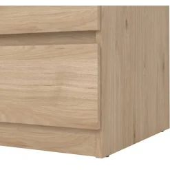 Ladekast Naia 3 lades - eikenkleur - 70,1x77x50 cm