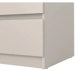 Ladekast Naia 3 lades - greige/eiken - 70,1x77x50 cm