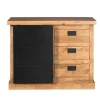 Ladekast Rechthoek Naturel Hout - 100x45x85cm - Nashville