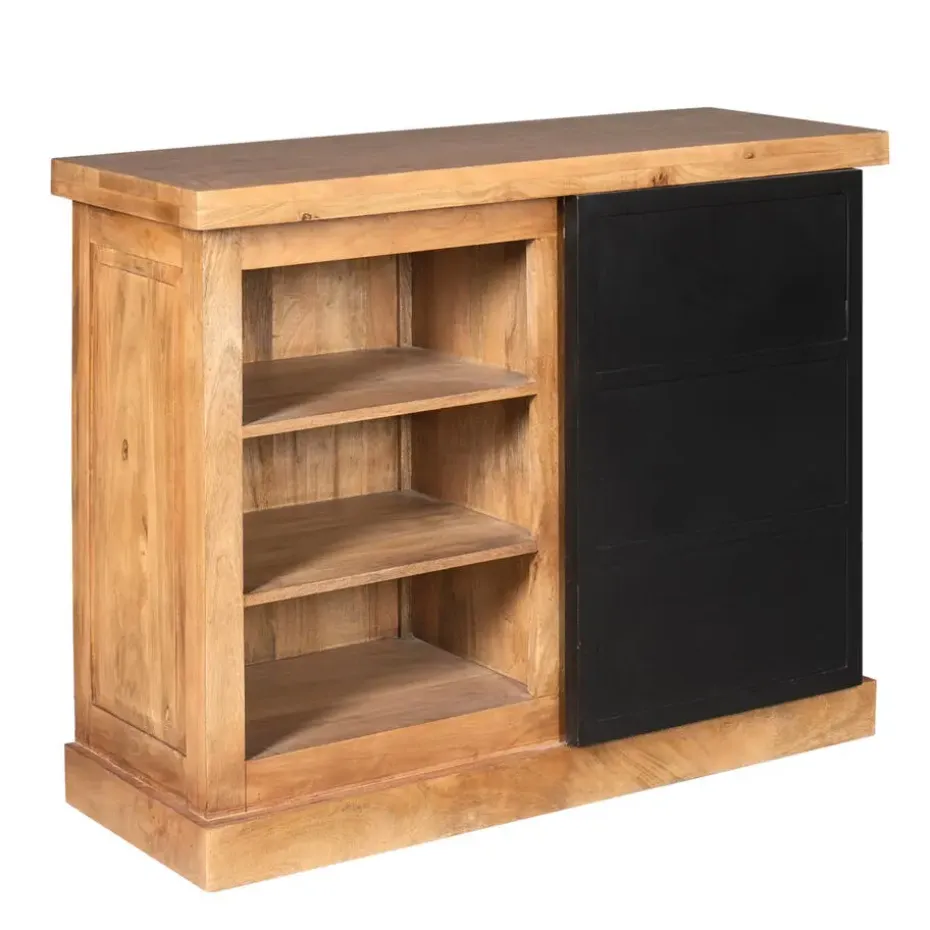 Ladekast Rechthoek Naturel Hout - 100x45x85cm - Nashville