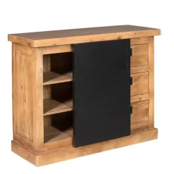 Ladekast Rechthoek Naturel Hout - 100x45x85cm - Nashville