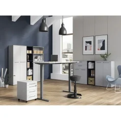 Lage boekenkast Osmond 45cm - grafiet