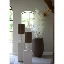 Lampenkap Medan - Donkerbruin - Ø25cm