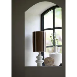 Lampenkap Medan - Donkerbruin - Ø20cm