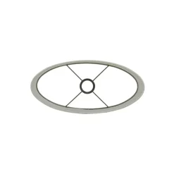 Lampenkap Ovaal Breska - Parel Wit - 38 x 17,5 x 28 cm