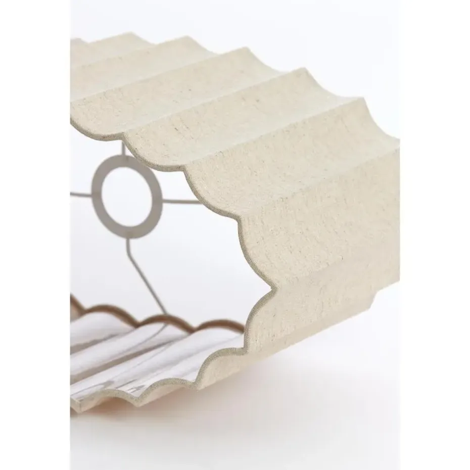 Lampenkap ovaal Disli - Crème - 38x17.5x19cm