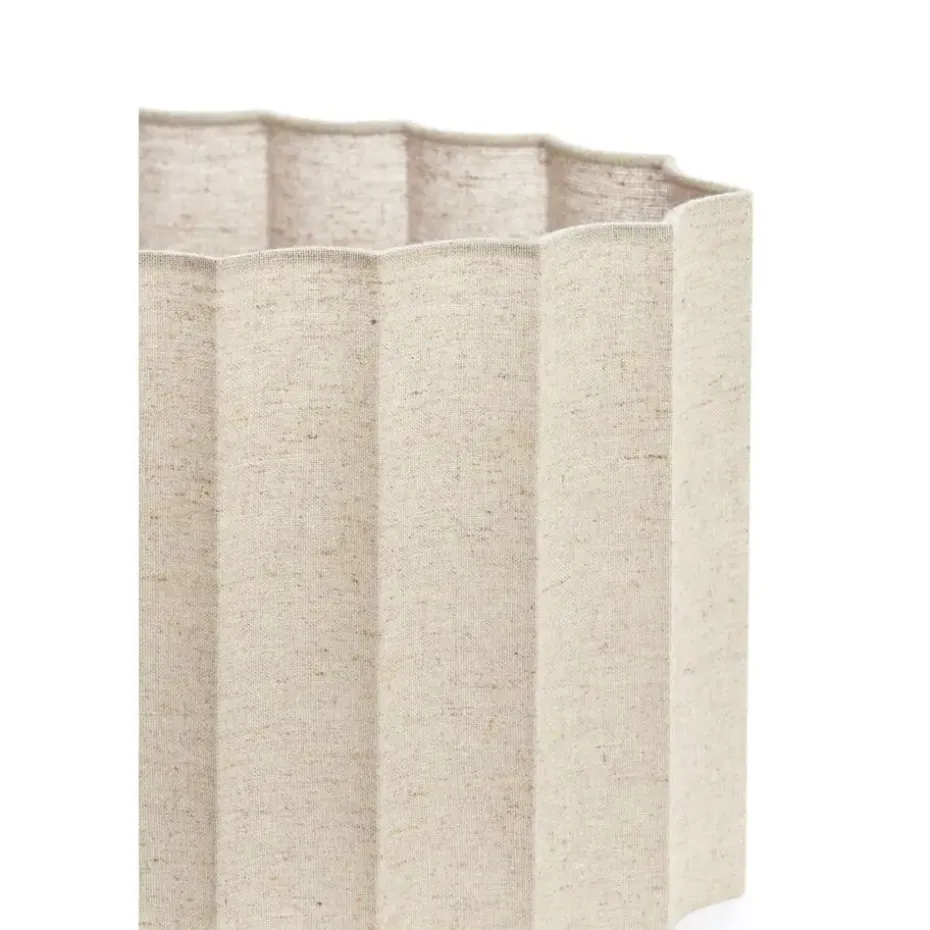 Lampenkap ovaal Disli - Crème - 38x17.5x19cm