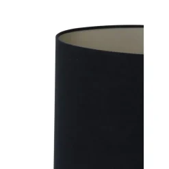 Lampenkap Ovaal Velours - Zwart - 30x15x25cm