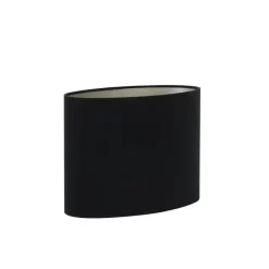 Lampenkap Ovaal Velours - Zwart - 30x15x25cm