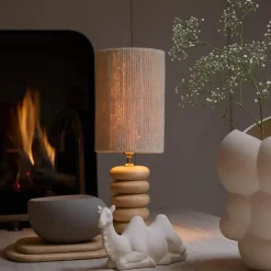 Lampvoet Budongo - Bruin - Ø12x21cm