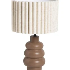 Lampvoet Femm - bruin keramiek - E27 - 27xØ13 cm