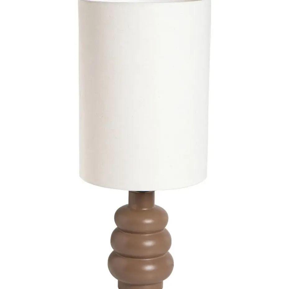 Lampvoet Femm - bruin keramiek - E27 - 27xØ13 cm