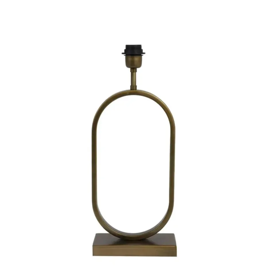 Lampvoet Jamiri - Antiek Brons - 20x10x45cm