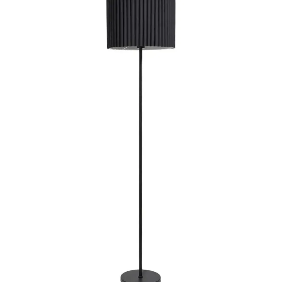 Lampvoet Kaapstad - zwart metaal - 149xØ25 cm