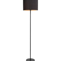 Lampvoet Kaapstad - zwart metaal - 149xØ25 cm