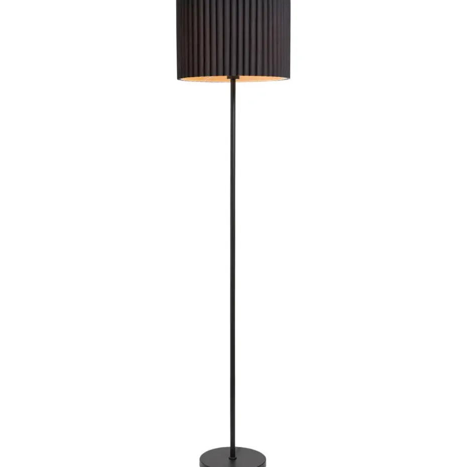 Lampvoet Kaapstad - zwart metaal - 149xØ25 cm