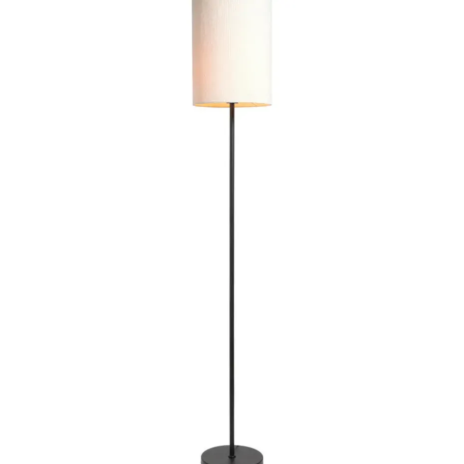 Lampvoet Kaapstad - zwart metaal - 149xØ25 cm