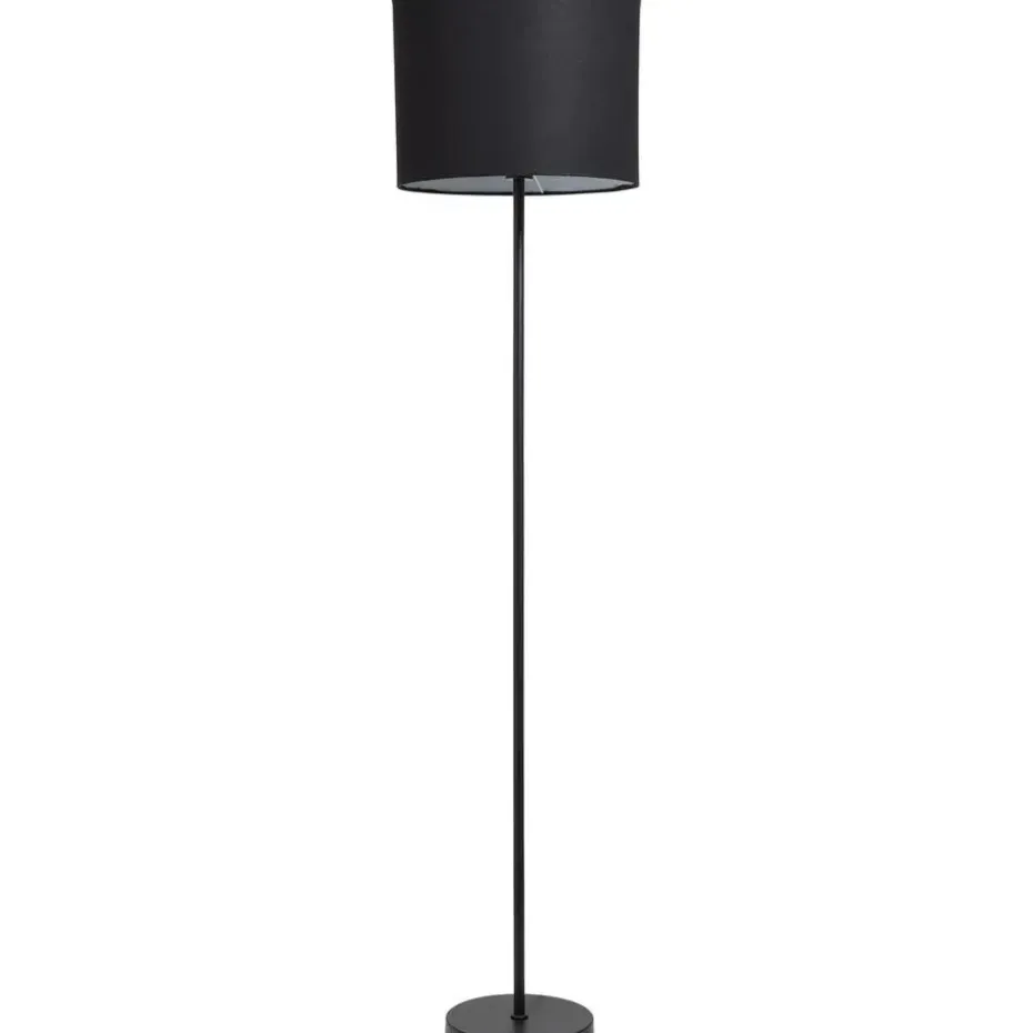 Lampvoet Kaapstad - zwart metaal - 149xØ25 cm