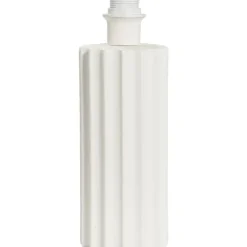 Lampvoet Linne - wit keramiek - 33,5xØ12 cm
