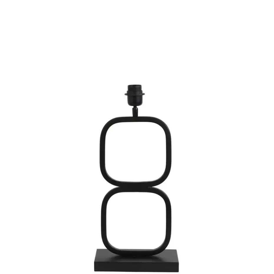 Lampvoet Lutika - Zwart - 23x11,5x46cm