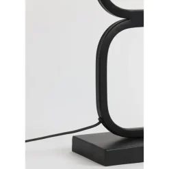 Lampvoet Lutika - Zwart - 23x11,5x46cm