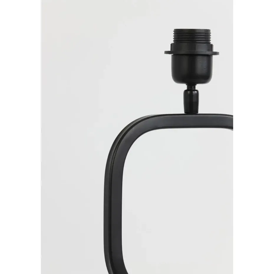 Lampvoet Lutika - Zwart - 23x11,5x46cm