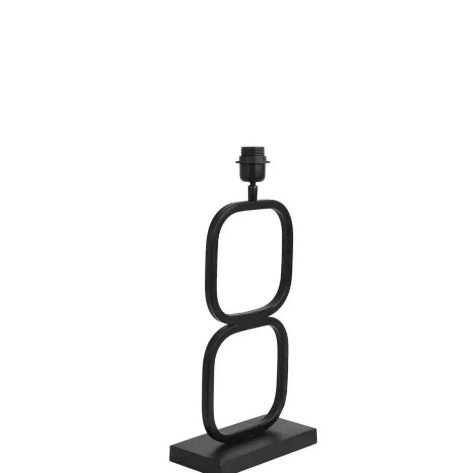 Lampvoet Lutika - Zwart - 23x11,5x46cm