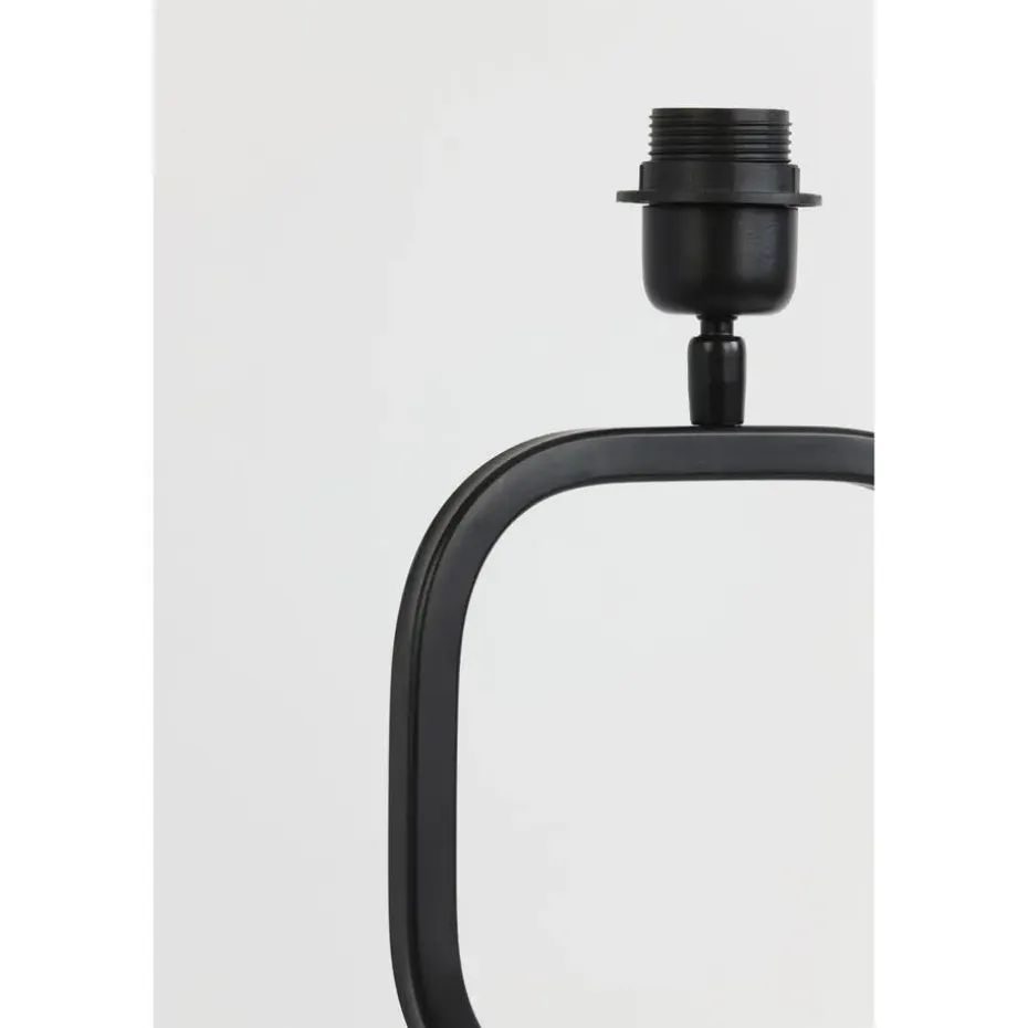 Lampvoet Lutika - Zwart - 23x11,5x46cm