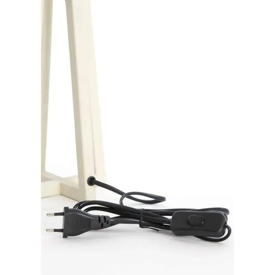 Lampvoet Miley - Wit - 11,5x11,5x31cm