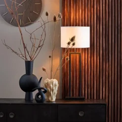 Lampvoet Shiva - Zwart - 20x10x55cm