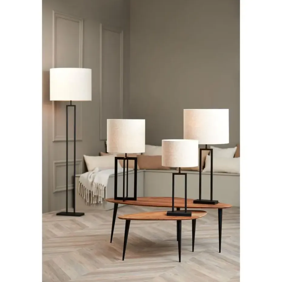 Lampvoet Shiva - Zwart - 20x10x55cm