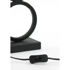 Lampvoet Stelios - Zwart - 15x10x36cm