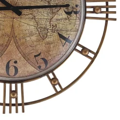 LANCY - Wandklok - Goud - Glas