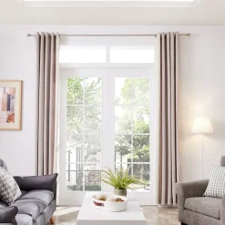 Lange Gordijnroede - Uitschuifbare Gordijn Rail - Stang van 240-360 cm - Zilver