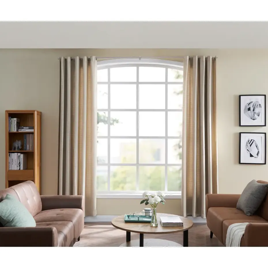 Lange Gordijnroede - Uitschuifbaar - Stang van 240-360 cm - Zilver