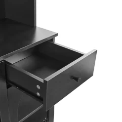 LANGFORD - Buffetkast - Zwart - Vezelplaat