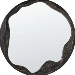 LANGON - Wandspiegel - Donkerbruin - Grenenhout