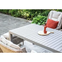 Latina uitschuifbare tafel - 180/230x100 cm - taupe