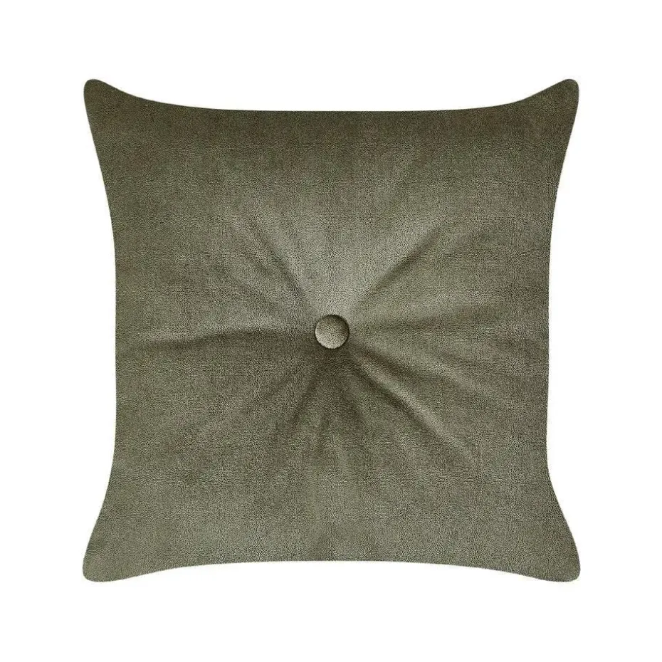 LATTES II - Chaise longue - Olijfgroen - Linkerzijde - Fluweel