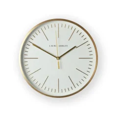 Laura Ashley Glenn Klok - Streep - 30,5x30,5cm - Goud