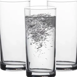 LAV Waterglazen Liberty - transparant glas - 3x - 295 ml