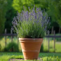Lavendel - Set van 12 - Lavandula angustifolia - Hoogte 10-15cm - ⌀10,5cm