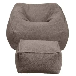Lebel loungestoel Fay - taupe - 70x100x100 cm