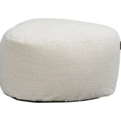 Lebel poef Shape Teddy - beige - Ø70x37 cm